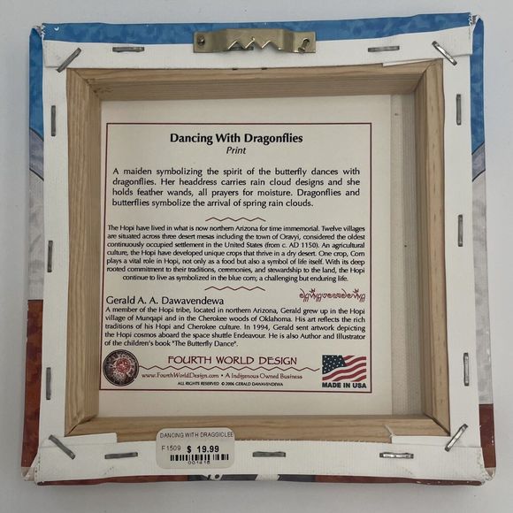 2 Glycee Prints Gerald Dawavendewa Hopi- Dancing With Dragonflies AND Mosayiu - Picture 15 of 15